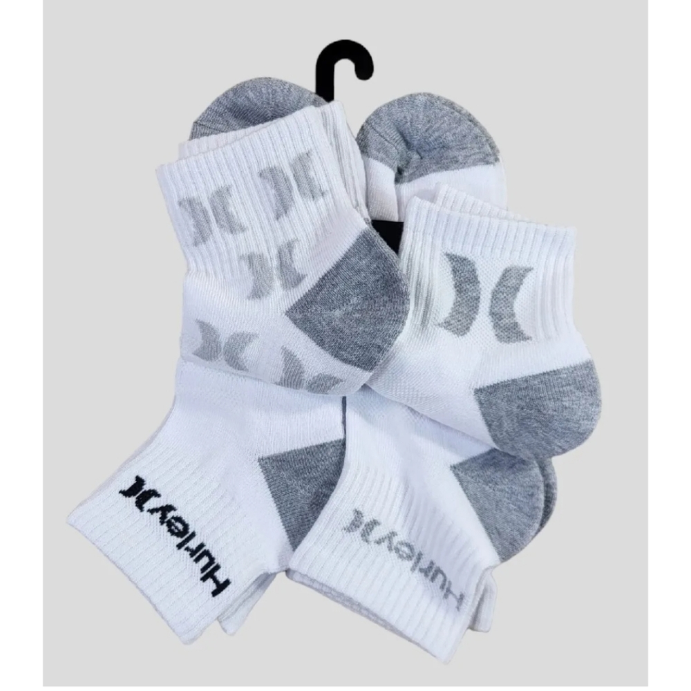 (Ew)Hurley Men's qtr crew socks 6-pack list